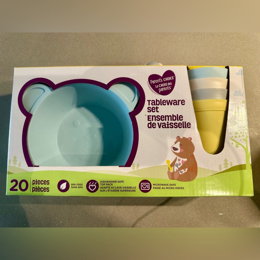 Bear-Themed Tableware Set